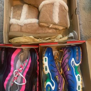 3 pair of girl shoes/boots